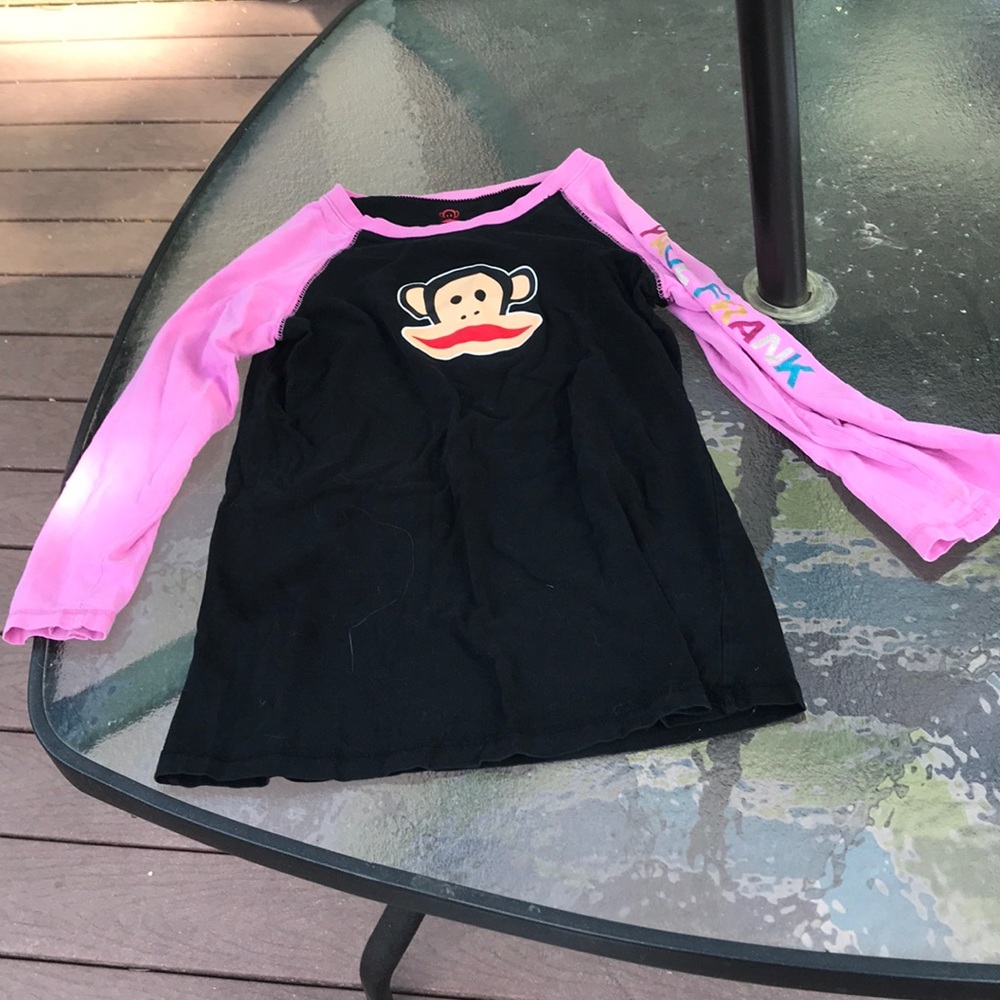 Paul frank long sleeve black and pink XL kids
